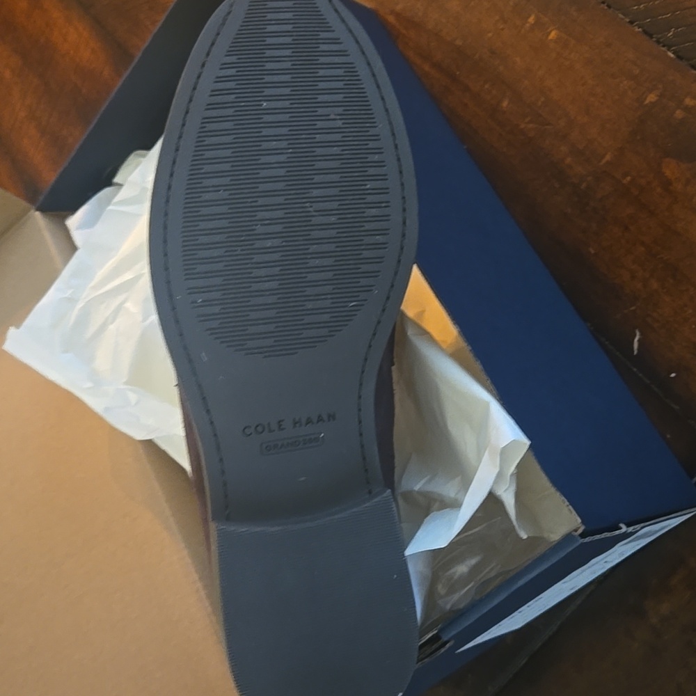 Womens Cole Haan Sassi Penny Loafer Choco Sz 7 New In Box - Picture 7 of 7